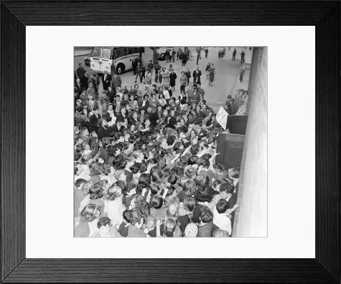 Framed Print : Vince Taylor, Roll & Roll Singer, at the Gaumont Theatre, Shepherds Bush, London Framed Print : Vince Taylor, Roll & Roll Singer, at the Gaumont Theatre, Shepherds Bush, London
