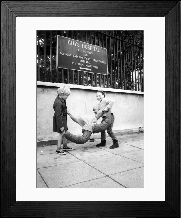 Framed Print : Fireworks  /  Displays  /  Guy Fawkes Night 29th October 1970 Fireworks night  /  Bonfire