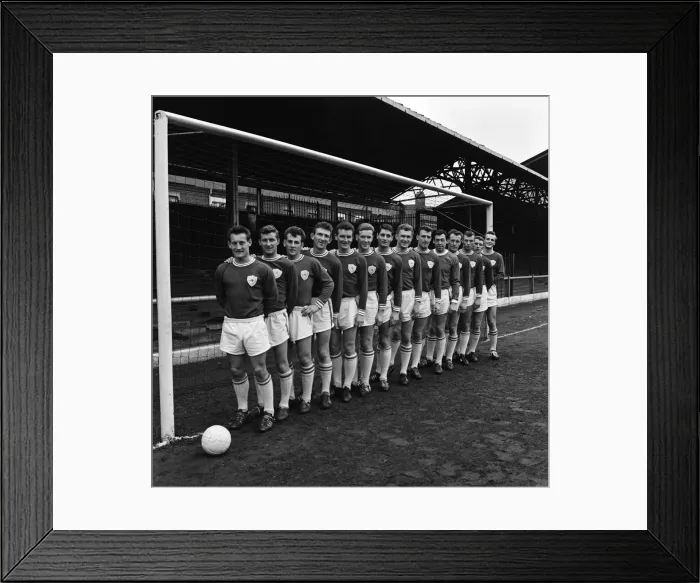 Framed Print : Leicester City football club team group pic at Filbert Street Framed Print : Leicester City football club team group pic at Filbert Street