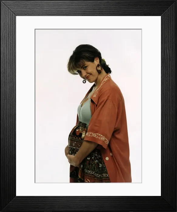 Framed Print : Denise Black who is pregnant Denise Black, actress Framed Print : Denise Black who is pregnant Denise Black, actress