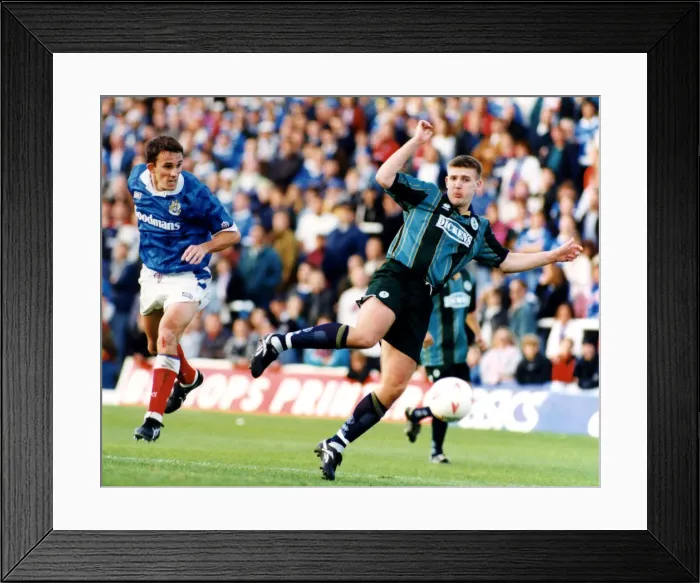 Framed Print : Jamie Pollock, Portsmouth v Middlesbrough FC, 23rd October 1994