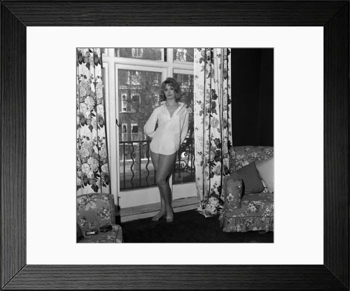 Framed Print : Nyree Dawn Porter 1965 the beautiful actress from New Zealand who will appear in ABC Framed Print : Nyree Dawn Porter 1965 the beautiful actress from New Zealand who will appear in ABC