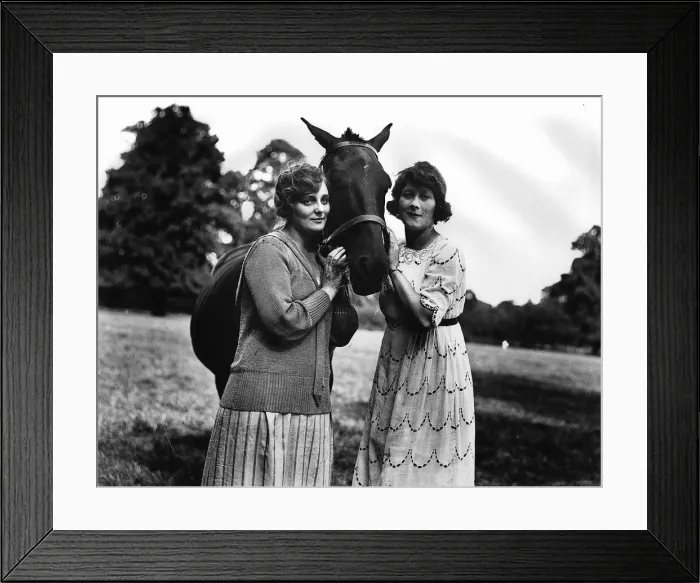 Framed Print : Chrissie White and Alma Taylor August 1919 Framed Print : Chrissie White and Alma Taylor August 1919