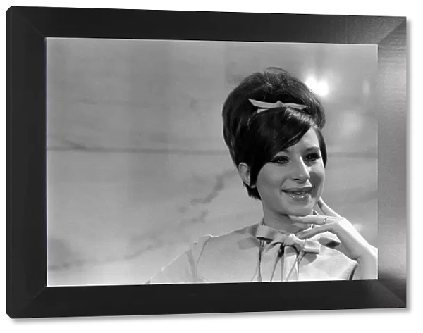 Barbra Streisand American actress and singer, Mar 1966 photographed in the Savoy Hotel in
