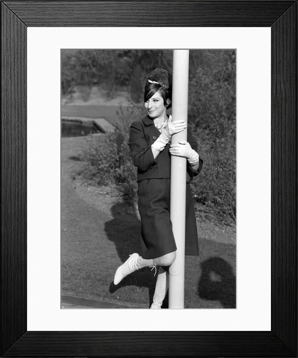 Framed Print : Barbra Streisand American actress and singer, Mar 1966 photographed in the Savoy Hotel in Framed Print : Barbra Streisand American actress and singer, Mar 1966 photographed in the Savoy Hotel in