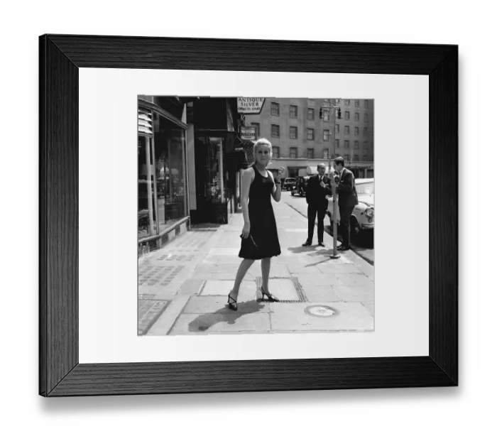 Framed Print : Actress Catherine Deneuve, star of the film repulsion