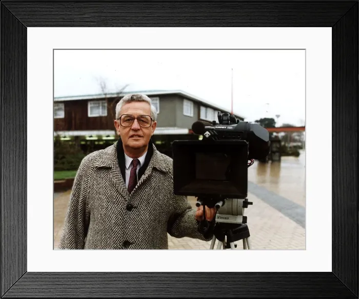 Framed Print : John Cole Political News Reporter for BBC TV dbase Framed Print : John Cole Political News Reporter for BBC TV dbase