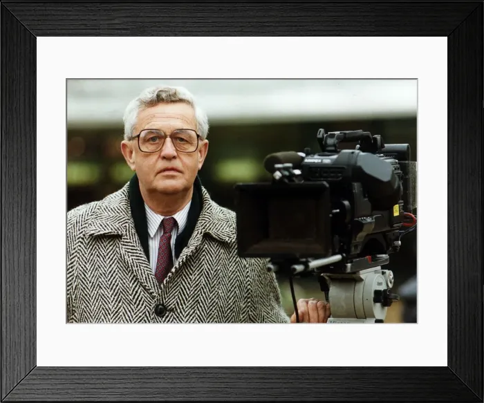 Framed Print : John Cole TV Presenter - Reporter - BBC