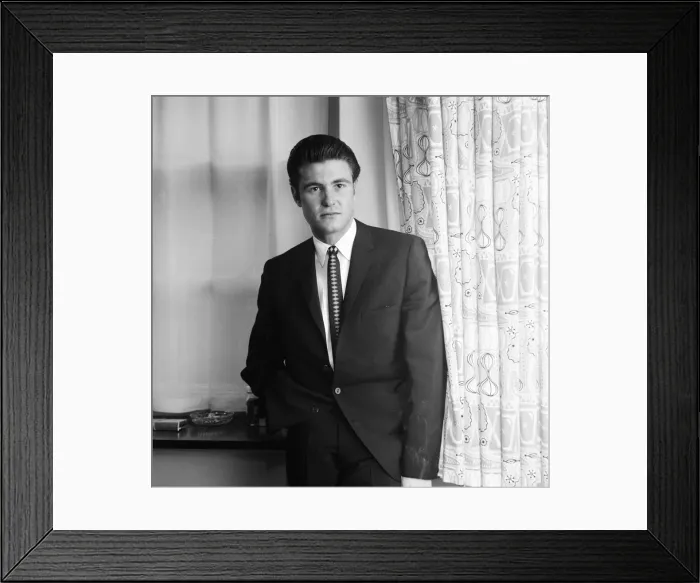 Framed Print : Vince Taylor, Roll & Roll Singer, 2nd January 1961. Recently returning from Los Angeles