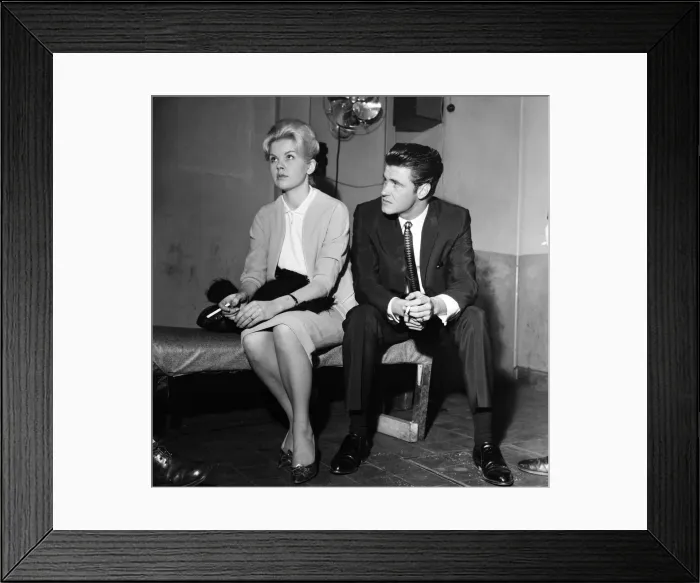 Framed Print : Vince Taylor, Roll & Roll Singer, and wife Perrin Lewis, 3rd January 1961 Framed Print : Vince Taylor, Roll & Roll Singer, and wife Perrin Lewis, 3rd January 1961