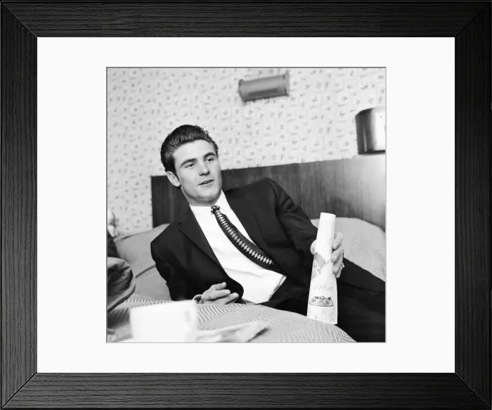 Framed Print : Vince Taylor, Roll & Roll Singer, 2nd January 1961. Recently returning from Los Angeles