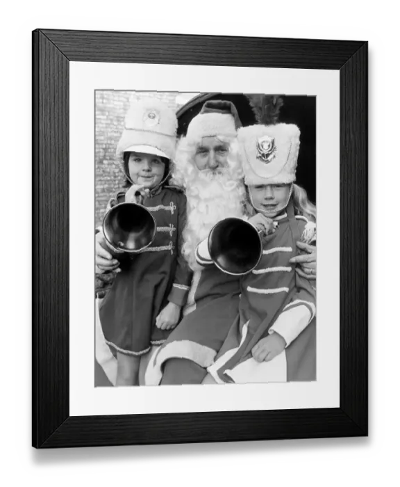 Framed Print : Father Christmas arrived in Middlesbrough ready to take up his post in the Grotto Framed Print : Father Christmas arrived in Middlesbrough ready to take up his post in the Grotto