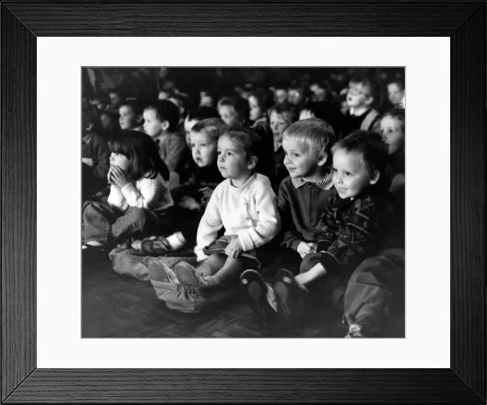 Framed Print : Magic moments for these youngsters as they thrill to the witches dance during yesterdays