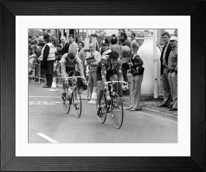 Framed Print : The Milk Race, 5th June 1985. The Tour of Britain. Cycling Framed Print : The Milk Race, 5th June 1985. The Tour of Britain. Cycling