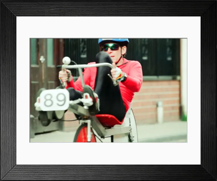 Framed Print : Darlington Cycling Festival, 20th June 1993. Fun Riders Framed Print : Darlington Cycling Festival, 20th June 1993. Fun Riders