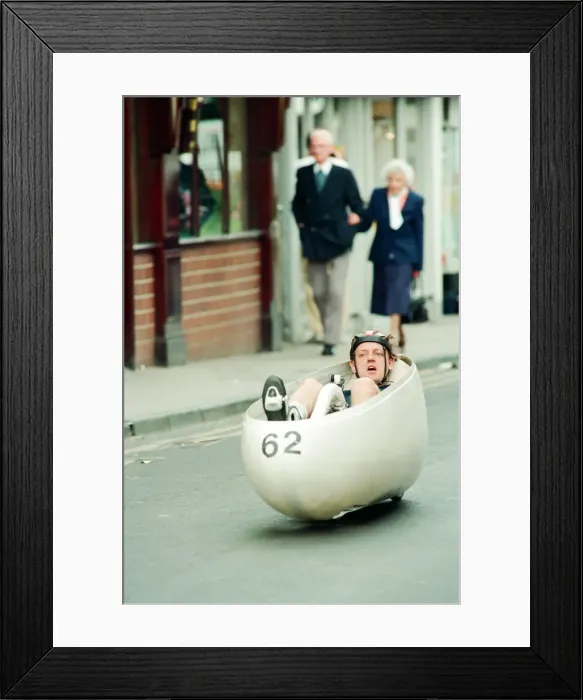 Framed Print : Darlington Cycling Festival, 20th June 1993. Fun Riders Framed Print : Darlington Cycling Festival, 20th June 1993. Fun Riders