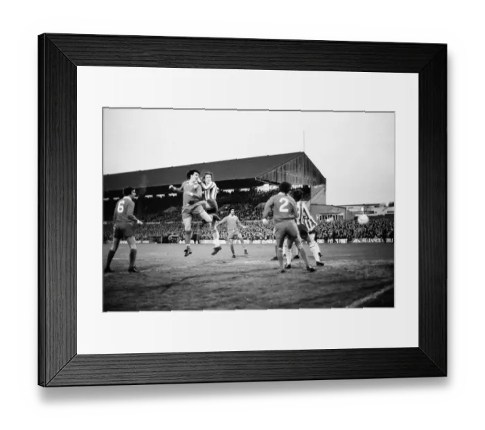 Framed Print : Brighton v Portsmouth, final score Brighton 4 - 0 Portsmouth, Division 3