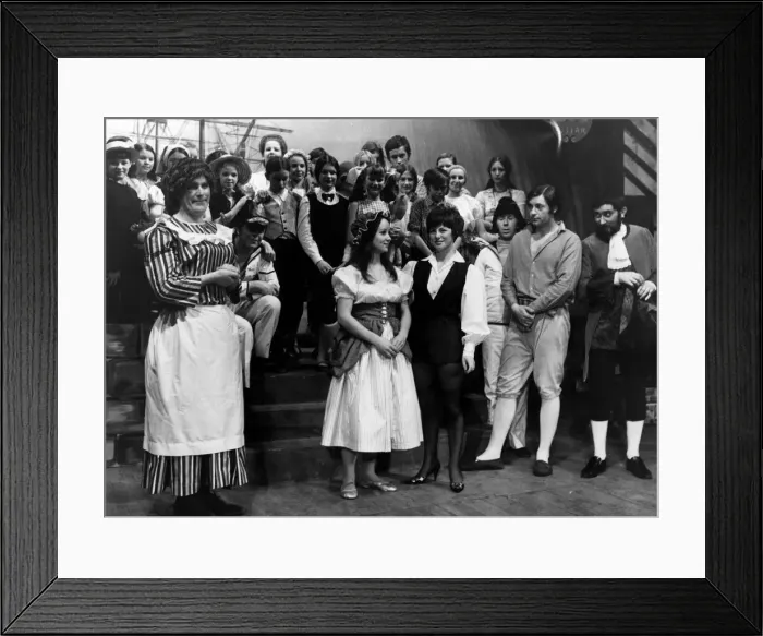 Framed Print : Carole Biggin stars in a pantomime at the Middlesbrough Little Theatre Framed Print : Carole Biggin stars in a pantomime at the Middlesbrough Little Theatre