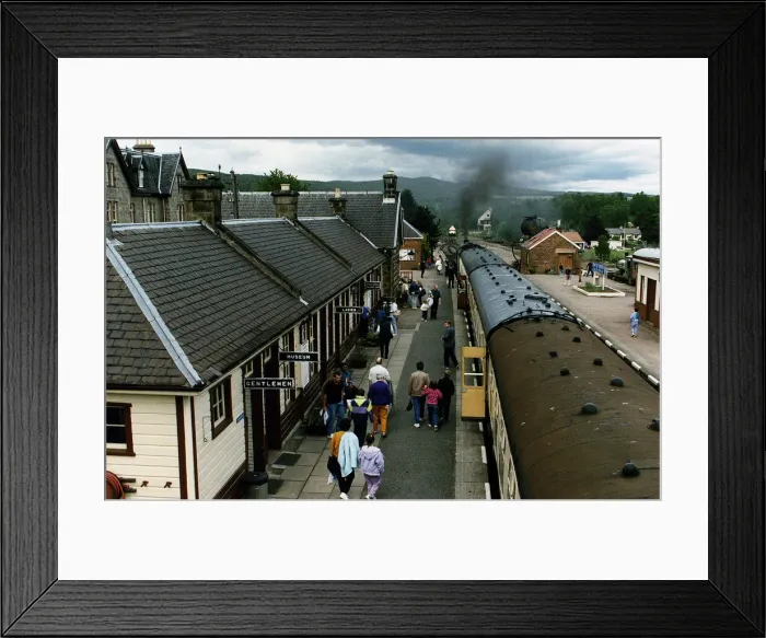 Framed Print : Strathspey Railway Station in Scotland, September 1996 Framed Print : Strathspey Railway Station in Scotland, September 1996