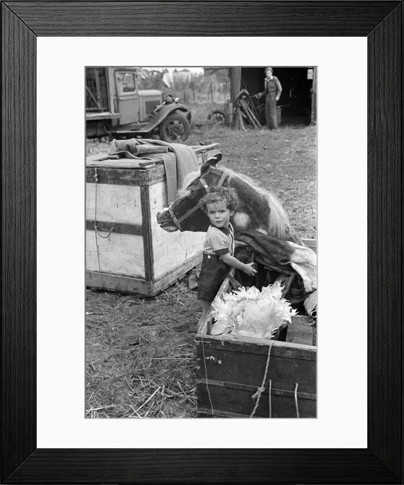 Framed Print : Backstage at a Circus, November 1947 Framed Print : Backstage at a Circus, November 1947