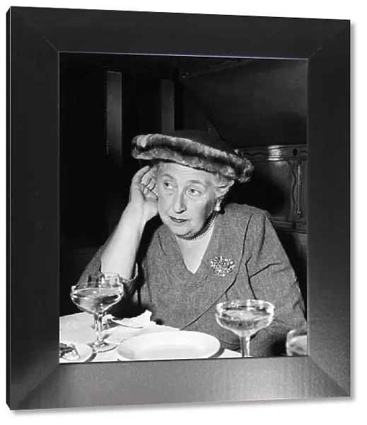 Agatha Christie English author 1957