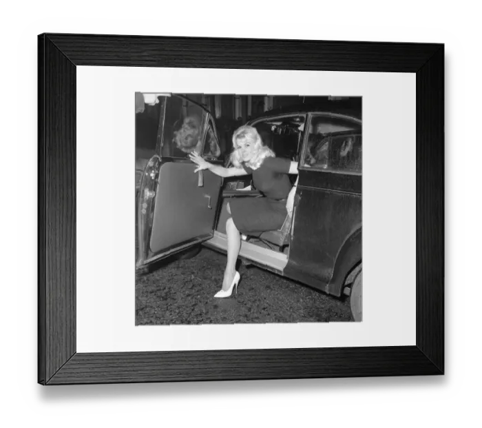 Framed Print : Perrin Lewis, wife of Vince Taylor, Roll & Roll Singer, 30th October 1960