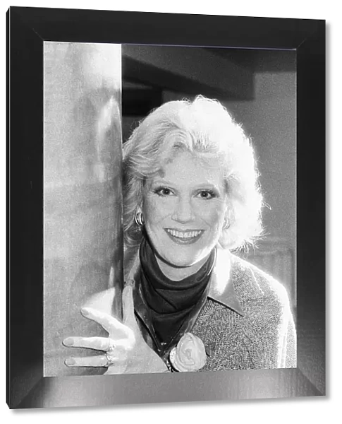 Singer Dusty Springfield pictured a t a photocall at the Savoy Hotel in London