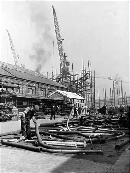 Part of the tremendous stores of Stephen and Sons Ltd shipyard, Glasgow