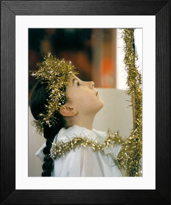 Framed Print : Halewood School Nativity play. 14th december 1994 Framed Print : Halewood School Nativity play. 14th december 1994
