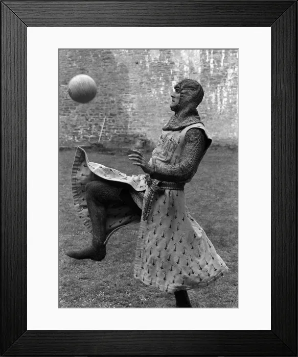 Framed Print : John Cleese as Sir Lancelot May 1974 Medieval Monty Python based on the Knights of Framed Print : John Cleese as Sir Lancelot May 1974 Medieval Monty Python based on the Knights of