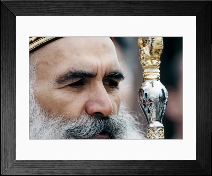 Framed Print : The head of the Greek Orthodox Church in Britain, His Eminence the Archbishop Gregorios Framed Print : The head of the Greek Orthodox Church in Britain, His Eminence the Archbishop Gregorios