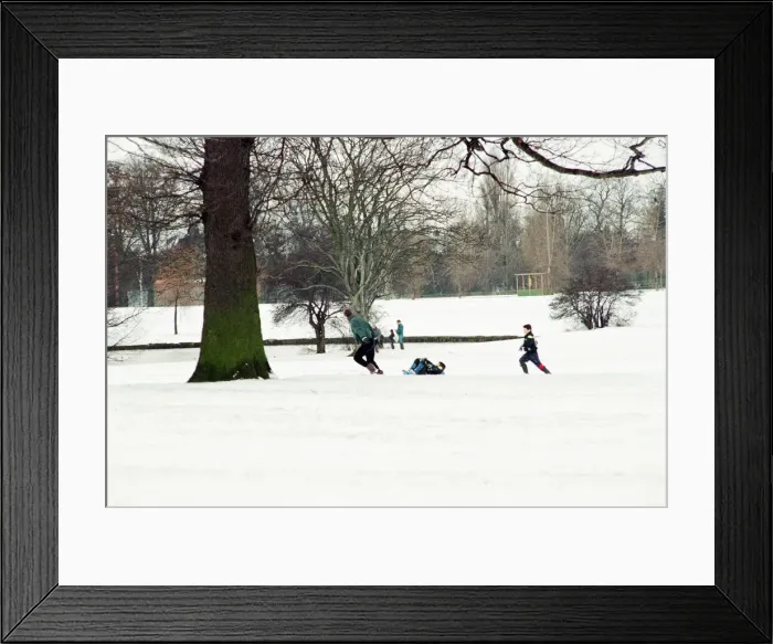 Framed Print : Stewart Park, Marton, Middlesbrough, 28th February 1993