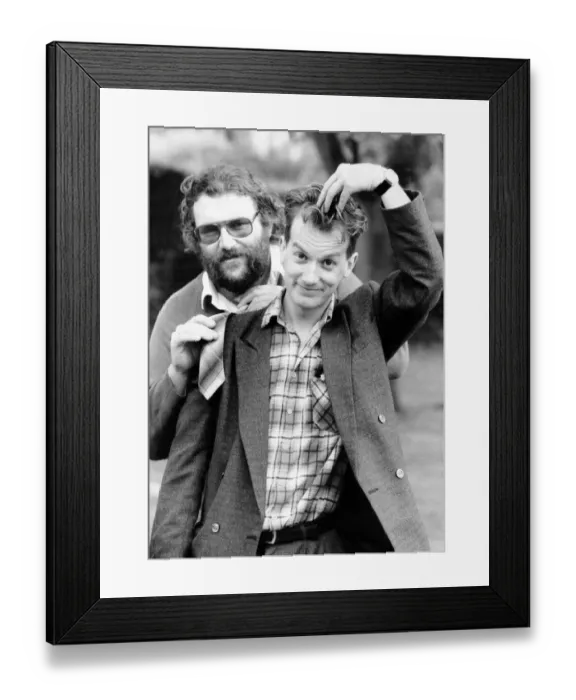 Framed Print : Frank Skinner aka Graham Christopher Collins with Malcolm Bailey