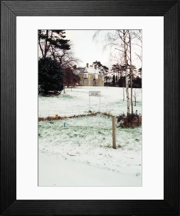 Framed Print : Cold snap hits Ormesby Bank, Middlesbrough, 28th February 1993. Upsall Hall Rural Centre Framed Print : Cold snap hits Ormesby Bank, Middlesbrough, 28th February 1993. Upsall Hall Rural Centre