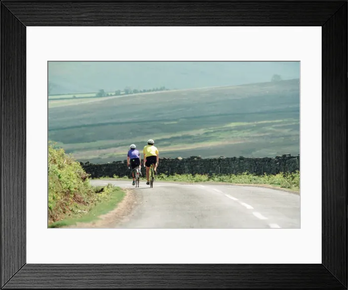 Framed Print : National Bike Week, 13th June 1994. Members of the public, Cycling in the countryside Framed Print : National Bike Week, 13th June 1994. Members of the public, Cycling in the countryside