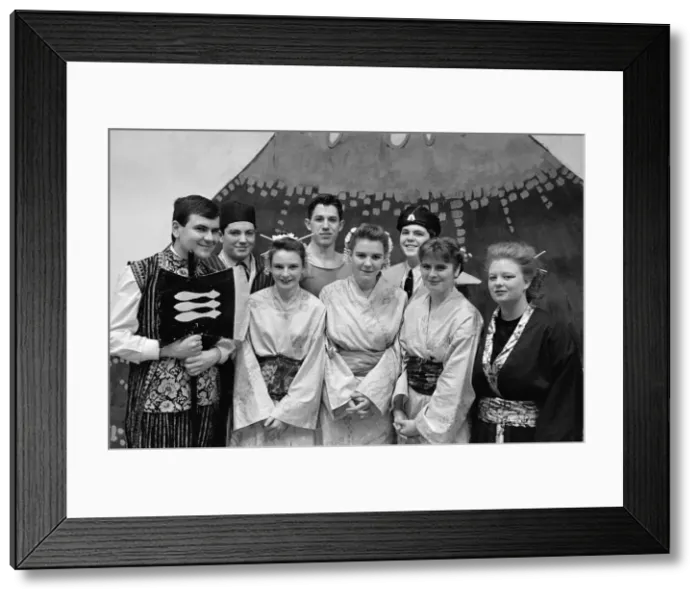 Framed Print : All Saints High School, Bradley present final production of G&S Mikado Framed Print : All Saints High School, Bradley present final production of G&S Mikado