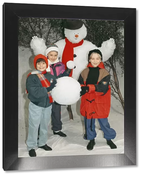 The Snowman. Three Solihull boys, who will play the part of James in the Rep