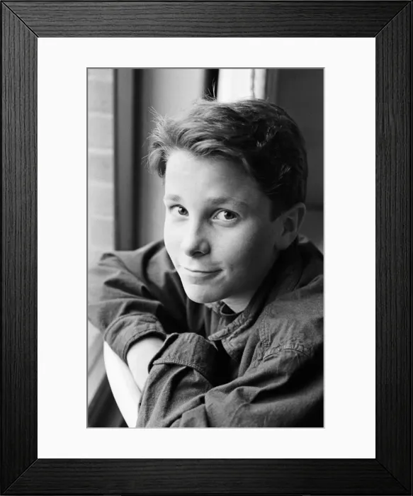 Framed Print : Christian Charles Philip Bale (born 30 January 1974) is an English actor Framed Print : Christian Charles Philip Bale (born 30 January 1974) is an English actor