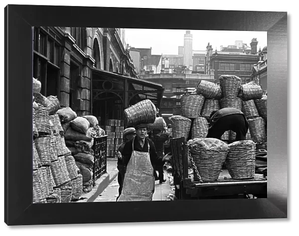 Scenes in Covent Garden, London. Circa 1947