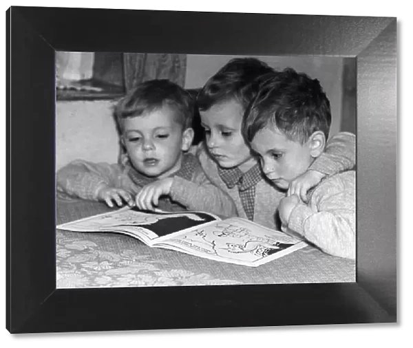 Derek, David & Donald Haden, aged 3 years 6 months, known as the Gornal Wood triplets