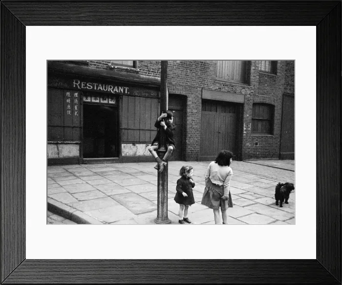 Framed Print : General views of the residents of Limehouse Chinatown, East London Framed Print : General views of the residents of Limehouse Chinatown, East London