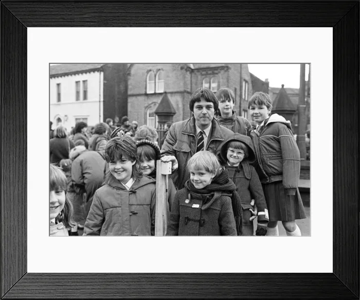 Framed Print : Meltham Christmas Lights turn on, Children of Meltham and Helme School Framed Print : Meltham Christmas Lights turn on, Children of Meltham and Helme School