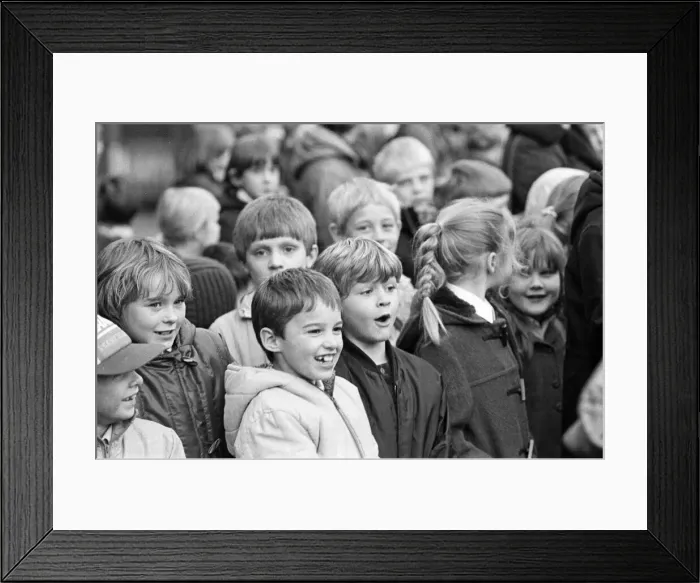 Framed Print : Meltham Christmas Lights turn on, Children of Meltham and Helme School Framed Print : Meltham Christmas Lights turn on, Children of Meltham and Helme School