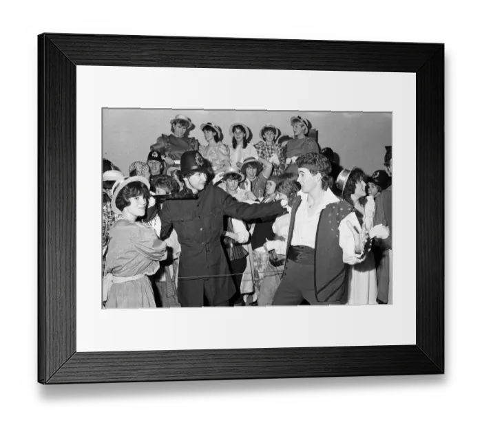 Framed Print : Huddersfield New College production of G&S Pirates of Penzance. 6th December 1985