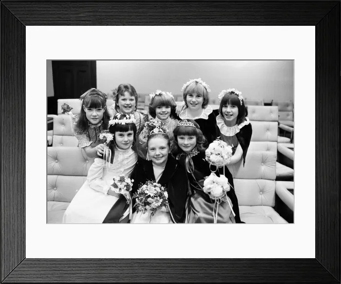 Framed Print : Festival of Queens held by the National Childrens HOme at Huddersfield town hall Framed Print : Festival of Queens held by the National Childrens HOme at Huddersfield town hall