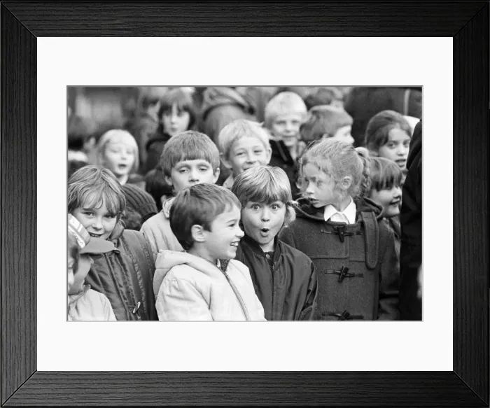 Framed Print : Meltham Christmas Lights turn on, Children of Meltham and Helme School Framed Print : Meltham Christmas Lights turn on, Children of Meltham and Helme School