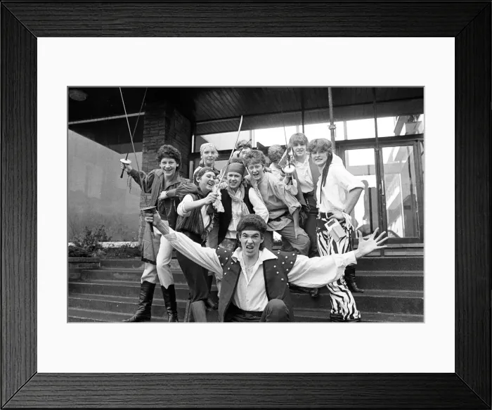 Framed Print : Huddersfield New College production of G&S Pirates of Penzance. 6th December 1985