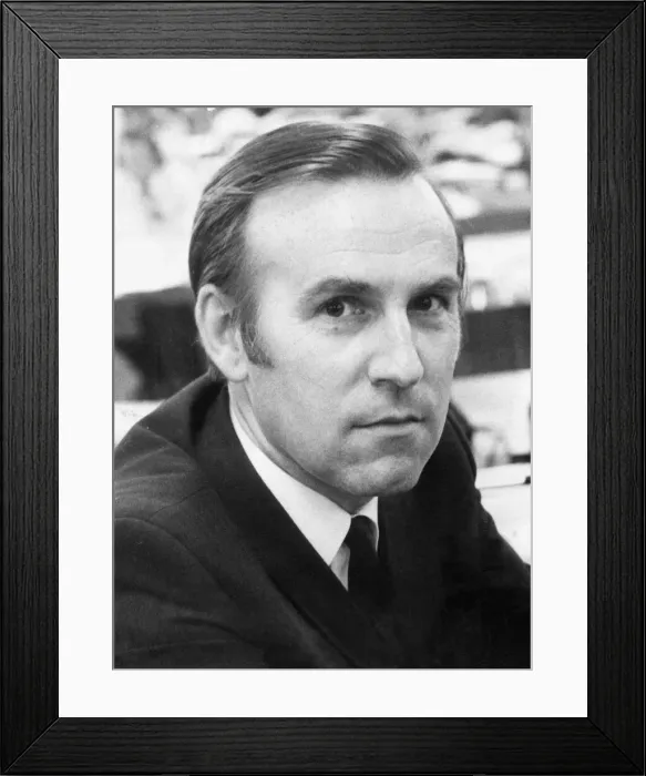 Framed Print : Daily Mirror Political Correspondent John Desborough 1st September 1972