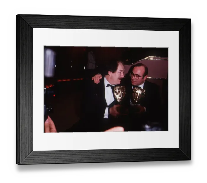 Framed Print : Bob Hoskins Actor with Michael Gambon at the BAFTA Awards Dbase MSI Framed Print : Bob Hoskins Actor with Michael Gambon at the BAFTA Awards Dbase MSI