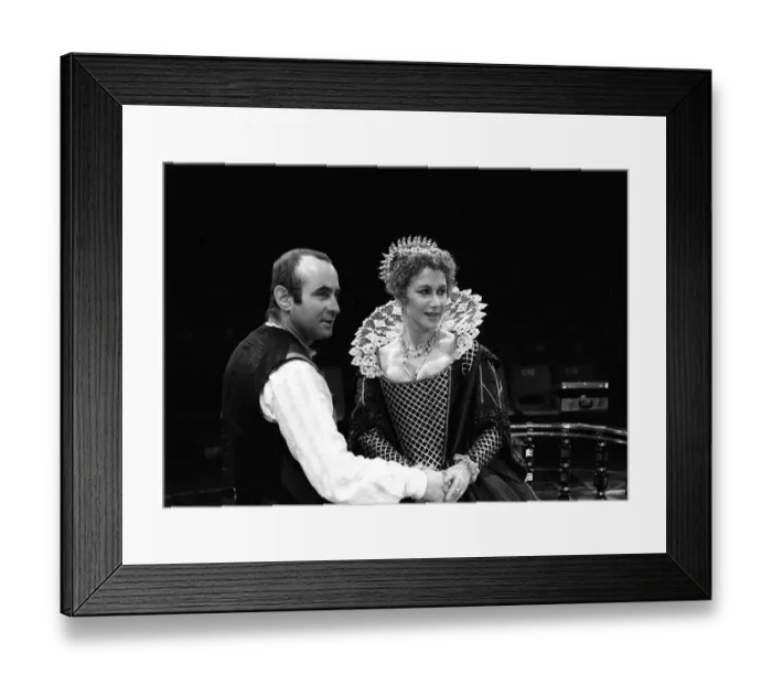 Framed Print : Helen Mirren March 1981 Actress in Duchess of Malfi Stage Theatre Play With